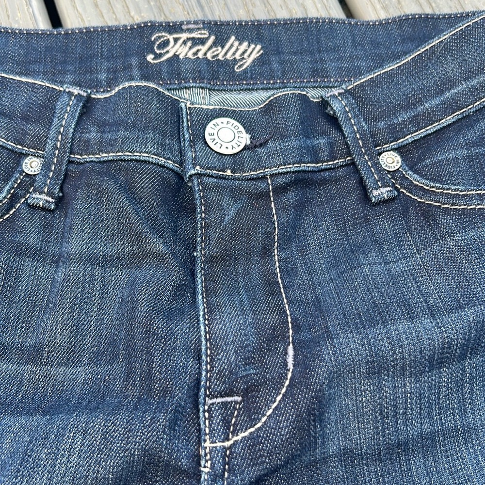 Fidelity Denim Crystal Calvary Jeans